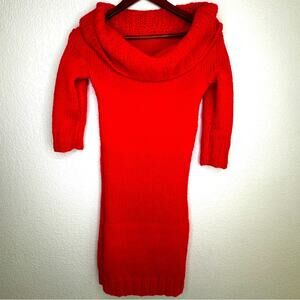 Ugly Christmas Sweater Dress 🤶🎄Handmade Knit dress (see Measurements)‎